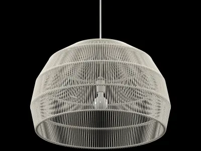 Marina Dome Ceiling Pendant 3D model