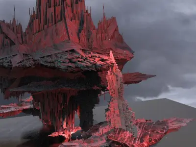 Fractal City Dr Strange Influenced  3D model