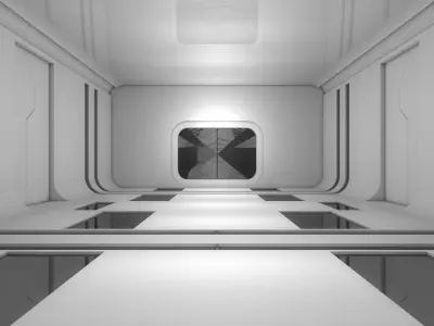 Sci Fi Apartment 3D model