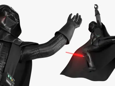  Star Wars Darth Vader Action Pose with Lightsaber 