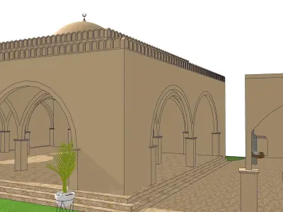 mosque Free 3D model