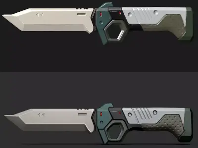 Knife Sci Fi  B329831 3D model