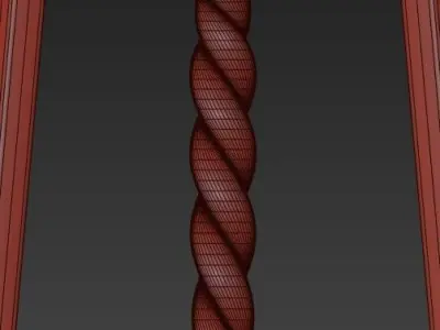 Hendrik Floor Lamp Arteriors 3D model