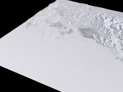 Kingston Jamaica City Landscape 3D Model 3D model