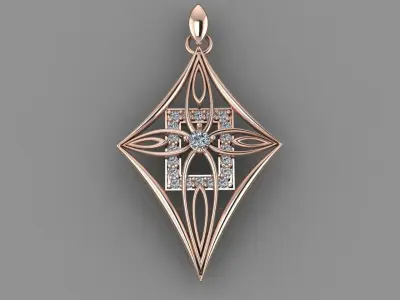 Women Pendant  3D print model
