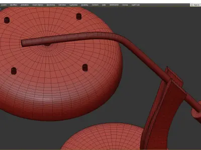 Delightfull Carter Desk Low-poly 3D model
