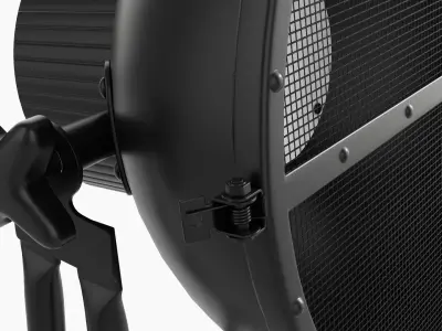 Vintage LED spotlight 3D model