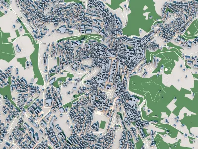 Perugia City Italy 3D model