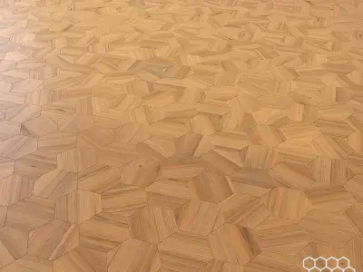 Parquet - Laminate - Wooden floor Low-poly 3D model 12