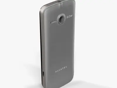 Alcatel One Touch 2005 Officer Low-poly 3D model