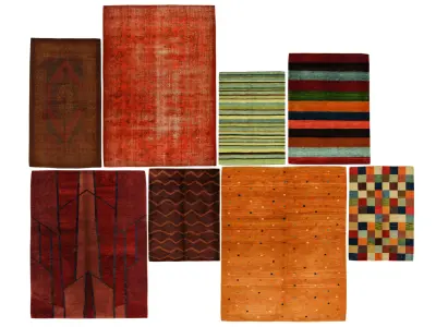 Carpets vintage turkish vol 08 3D model