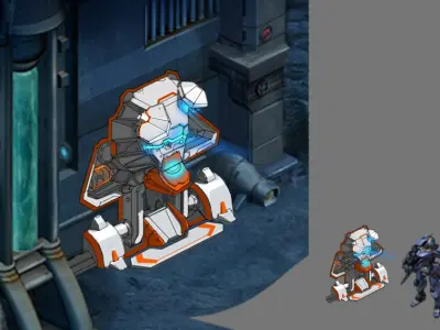 Wall Fortress - Laser Type 31 3D model