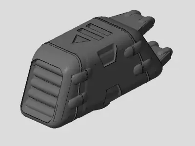 CHIBI-TECH SD - BOOSTER 3 3D print model