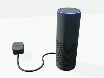 Amazon Echo Voice Controlled Just Ask Smart Home System 3D model