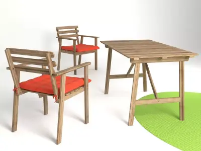 IKEA Askholmen Table 3D model