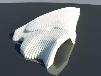 Architectural shape 3D model