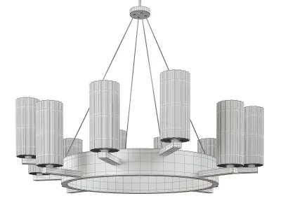 CLEARA CHANDELIER Low-poly 3D model