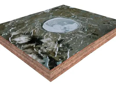 Pingualuit Crater Canada 3D model