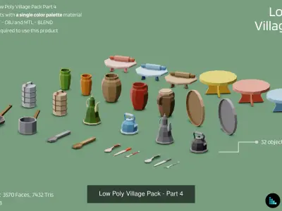 Low Poly Village Asset Pack
