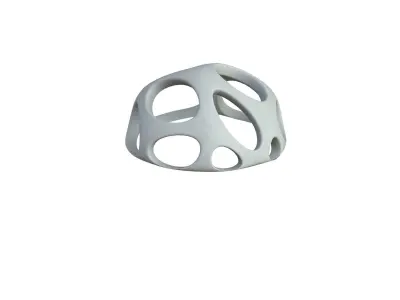 SciFi Cube Object No 47797 Low Poly Shape Low-poly 3D model