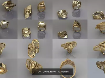 TORTURIAL RING 3D Model Pack