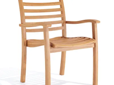 Stacking Armchair 3D model