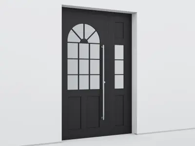Aluminium door 320 3D model