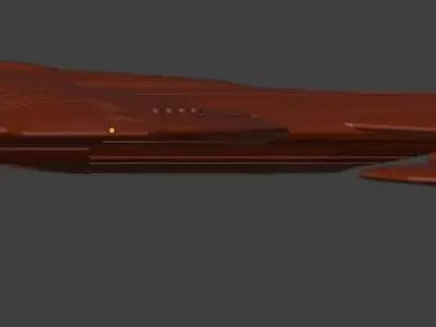 Fletcher Class Starship 3D model