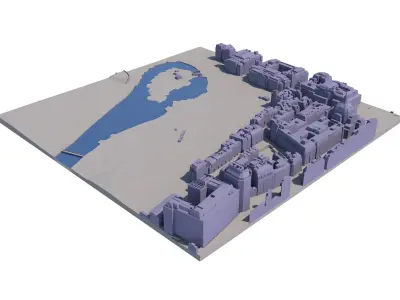 London city tile Level 2 block TQ2979 North East 3D model