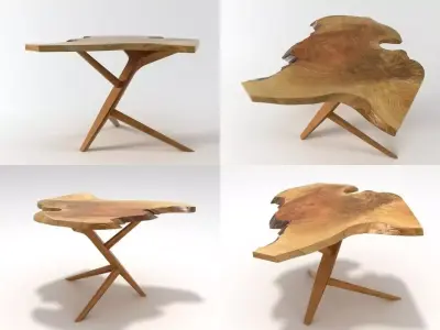 Conoid End table 3D model