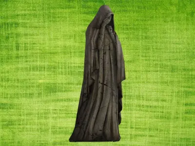 Architecture element 02 - Crying Mary Low-poly 3D model