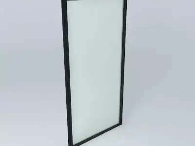 3d window with frame Free 3D model