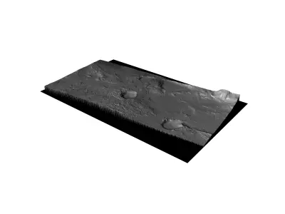 MARS VR - Floor of Uzboi Vallis 3D model