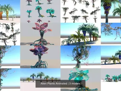 Alien Plants Animated Pack