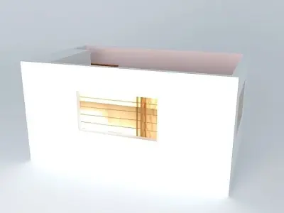 Double bedroom interior Free 3D model