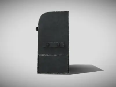 Sci-fi Panel Element Low-poly 3D model