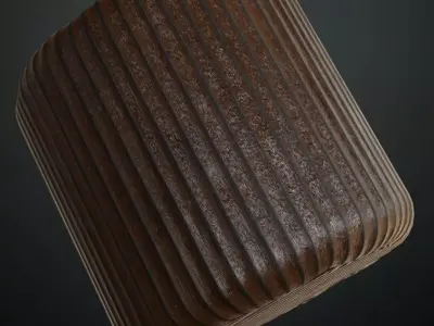 Glossy Varnished Rustic Wood Planks PBR Seamless Texture