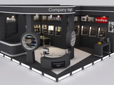 Exhibition Booth ideas  3D model