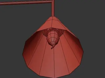 Claremont Flared Glass Linear 3D model