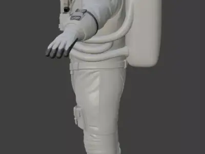 Astronaut Spacesuit 3D Model 3D model