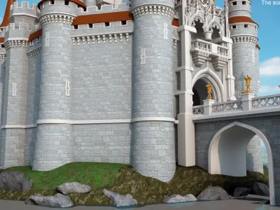  Fantasy Castle Structure 