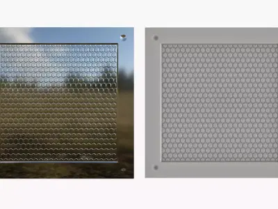 low poly metal grid -modular  Texture