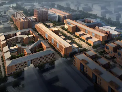 architectural city planning  3D model