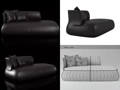 Fat Sofa FS210D 3D model