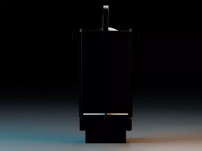 Modern Wall Mounted Lantern Light Free low-poly 3D model