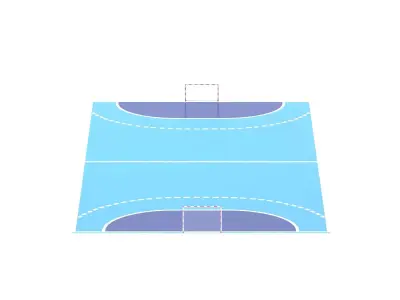 Handball Court Arena 3D model