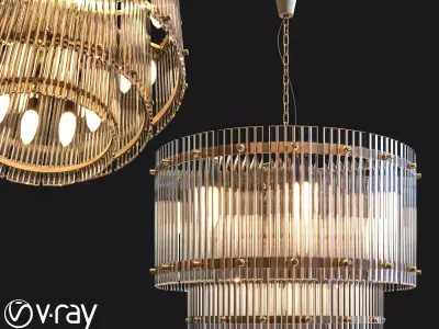chandelier light 3D model