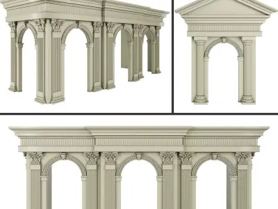 Classic Architecture Arch 2 3D model