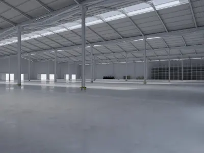 Warehouse Interior 11 Low-poly 3D model