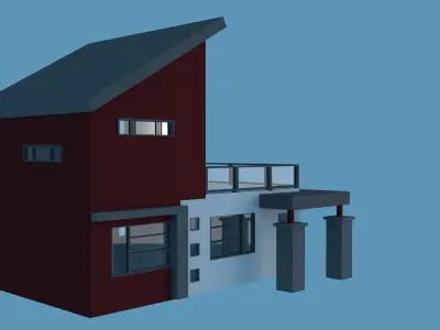 Modern House 3D model 73